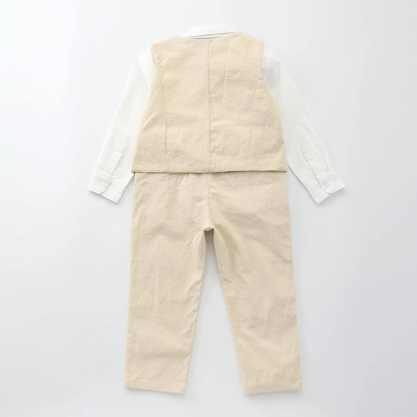 MSIB4172 Toddler Boy Beach Linen 3 Piece Suit Ollies Place