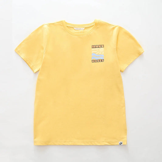 Make Waves Yellow Tee Ollies Place