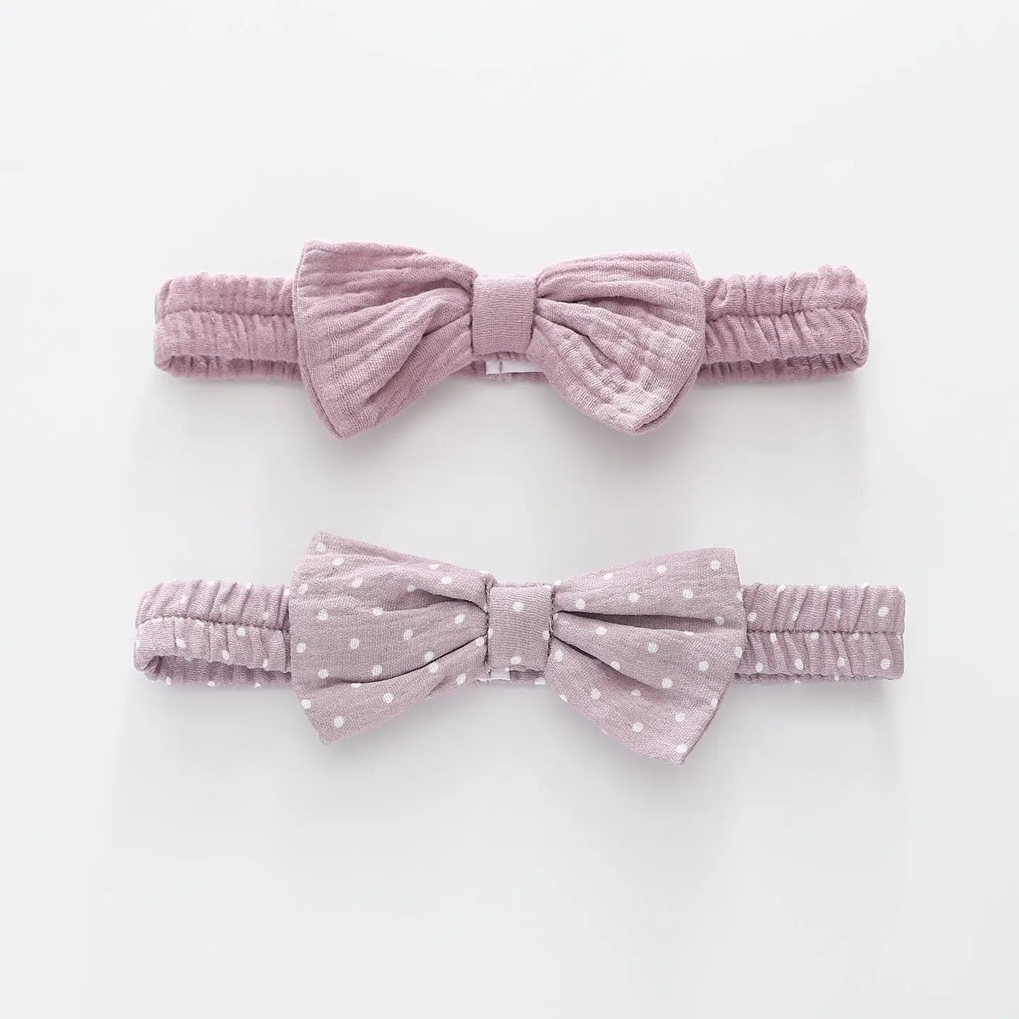 Mauve Baby Headbands Set Ollies Place
