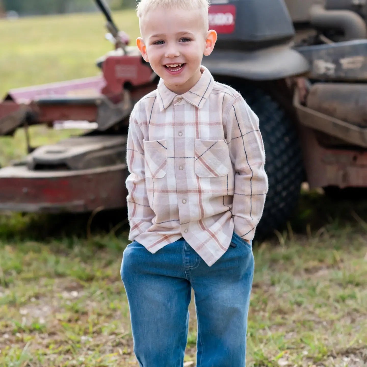 Mid Blue Denim Jogger Pant Ollies Place