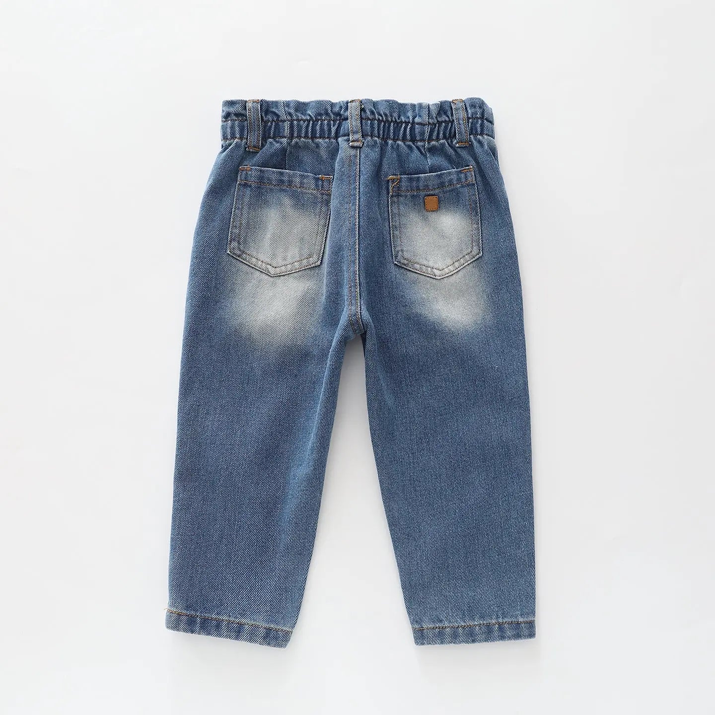 Mid Blue Paper bag Jeans Ollies Place