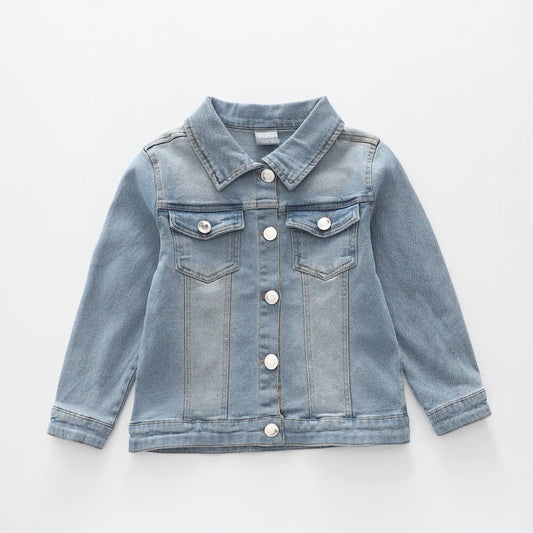 Mid Blue, Junior Girls Denim Jacket Ollies Place