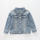 Mid Blue, Older Girls Denim Jacket Ollies Place