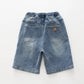 Mid-blue Fade Denim Shorts Ollies Place