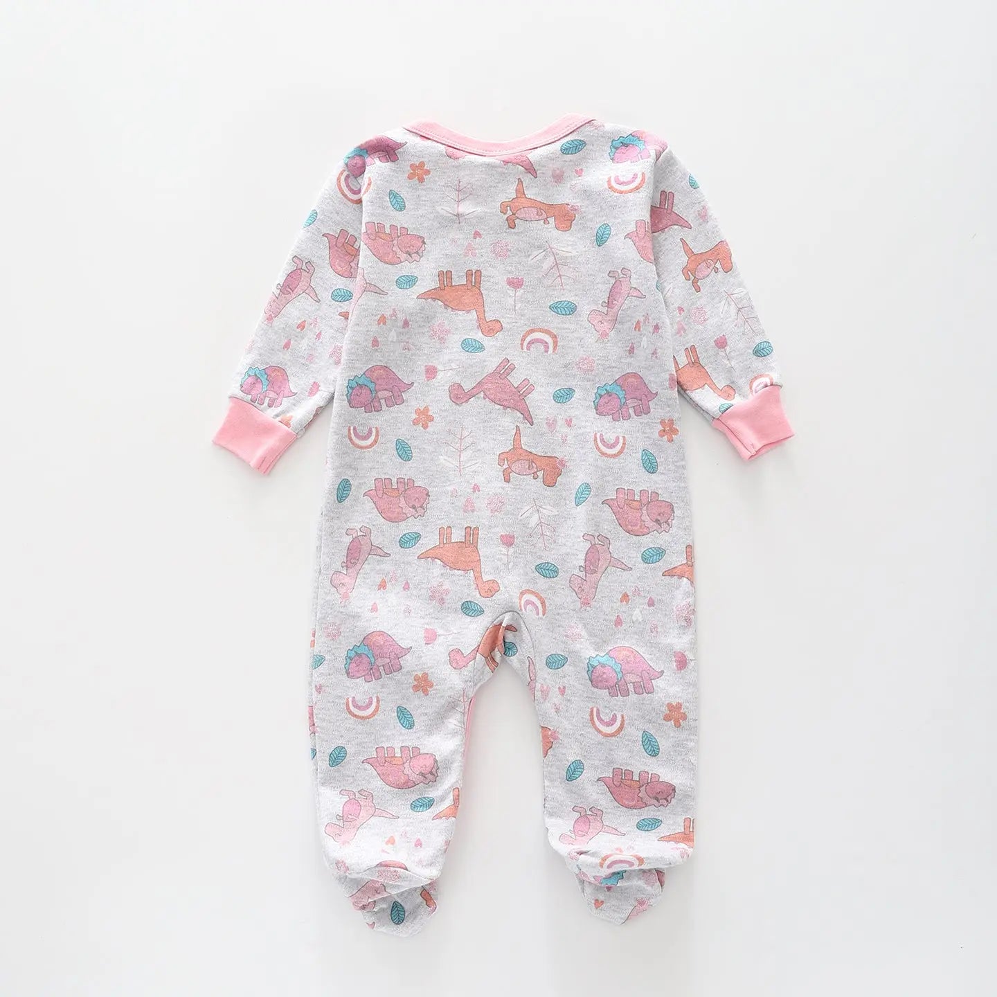 Miss Dino, Baby Girls Romper Ollies Place