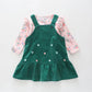 Miss Koala Cord Pinafore Set Ollies Place