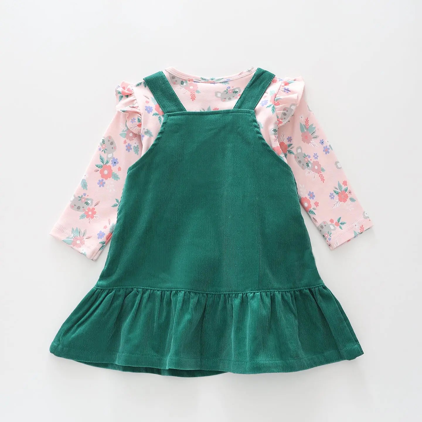 Miss Koala Cord Pinafore Set Ollies Place