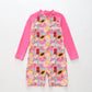 Miss Tropicana Long Sleeve Swimwear Ollies Place