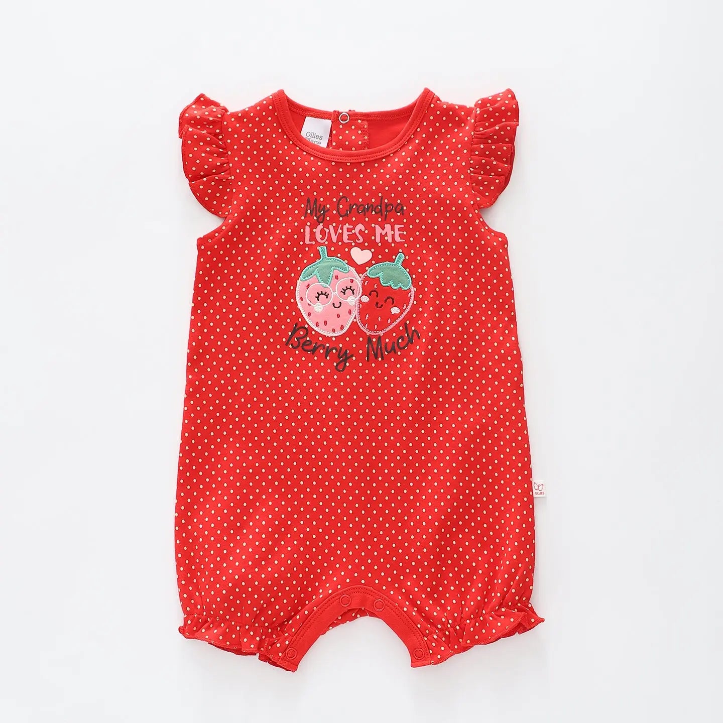 My Grandpa Loves Me Baby Romper Ollies Place