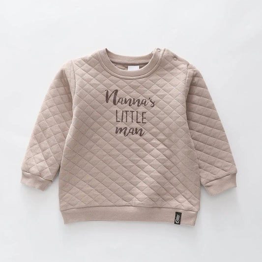 Nanna's Little Man Sweatshirt Ollies Place