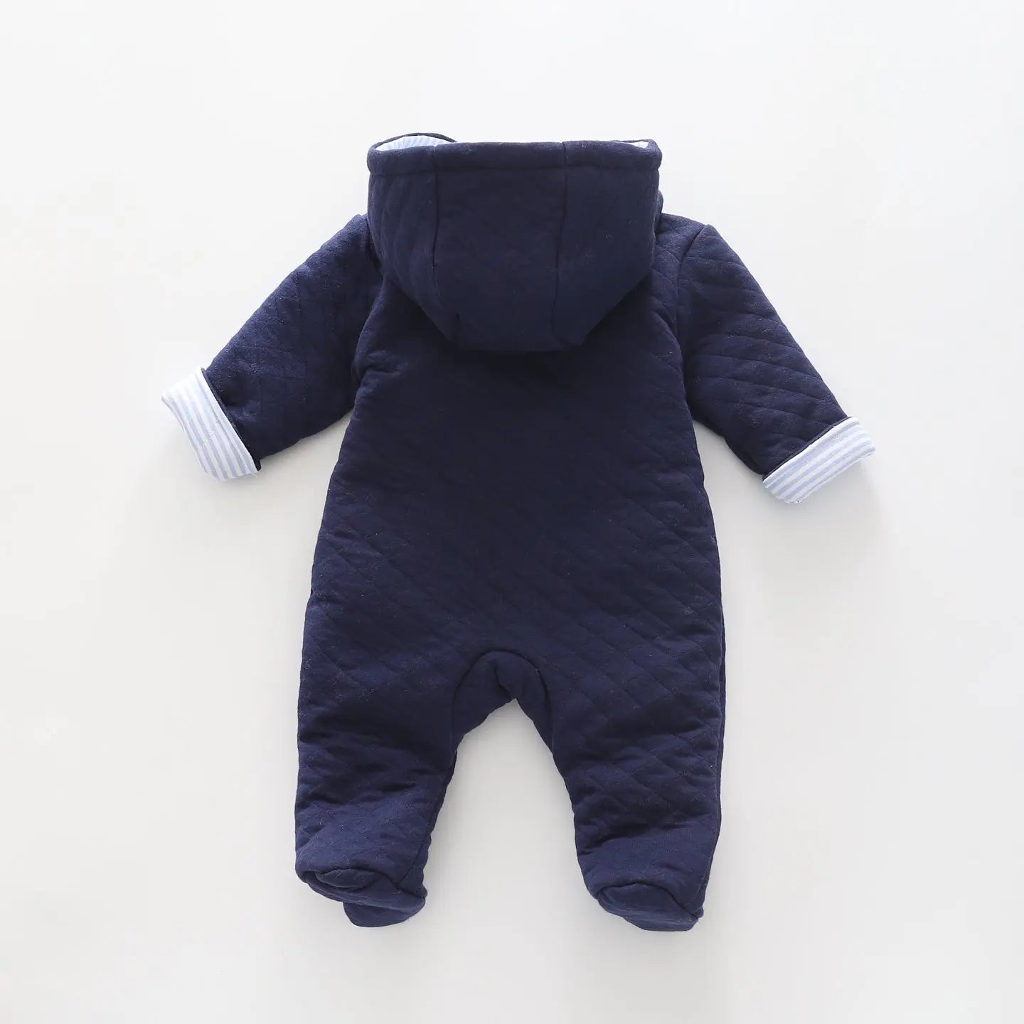 Navy Blue, Baby Boys Padded Parka Suit Ollies Place