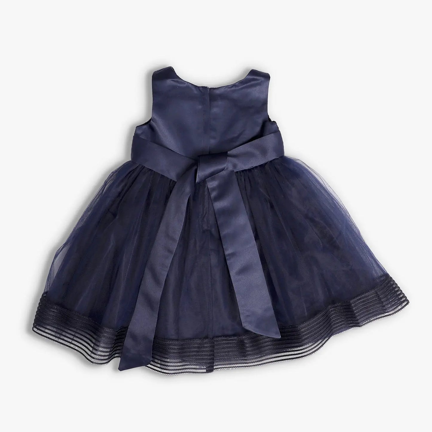 Navy Bow Party Dress Ollies Place