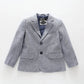 Navy Linen Look Blazer Ollies Place