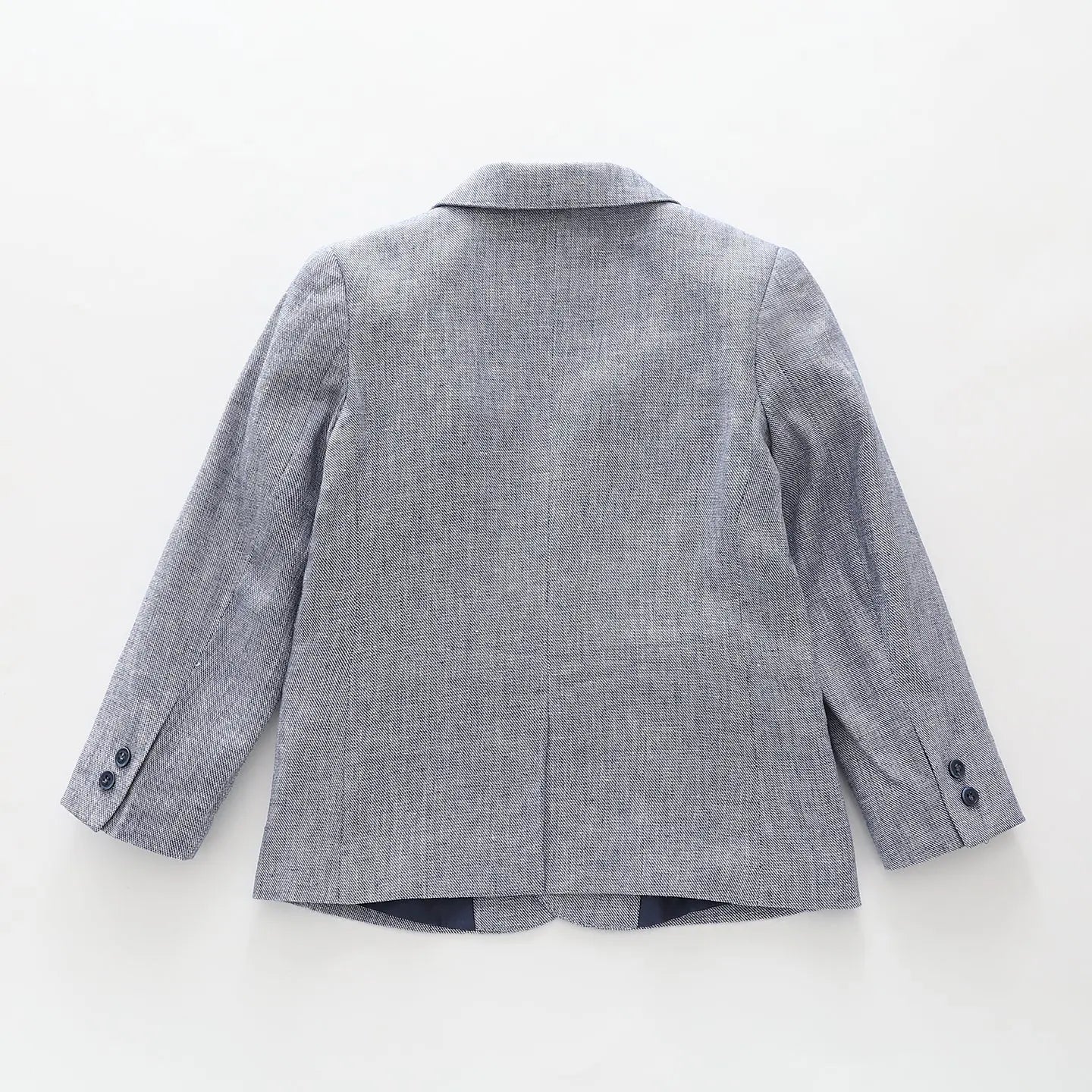 Navy Linen Look Blazer Ollies Place