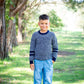 Navy Marle Knit Jumper Ollies Place