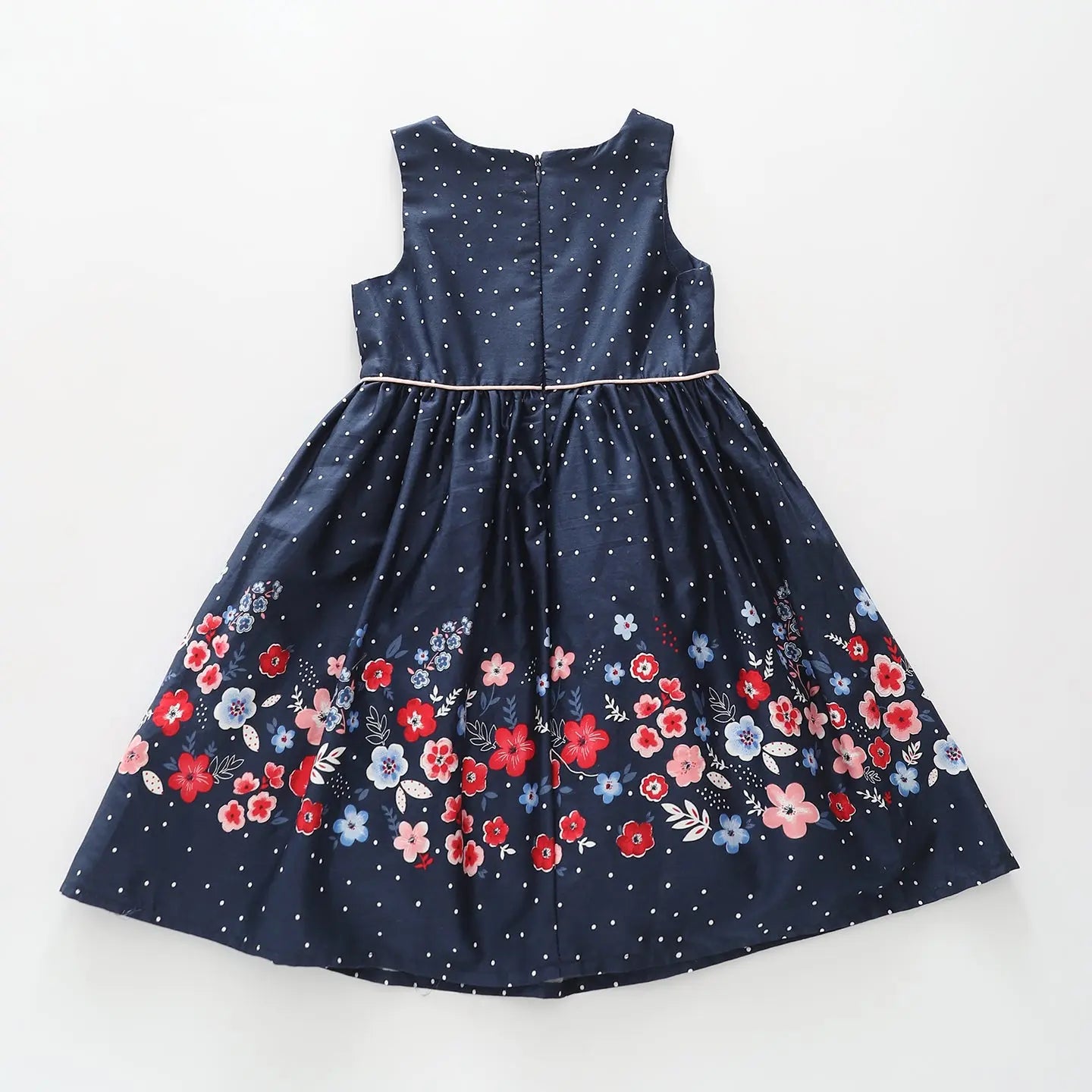 Navy Polka Dot Dress Ollies Place