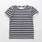 Navy Stripe Cotton Tee Ollies Place