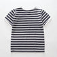 Navy Stripe Cotton Tee Ollies Place