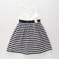 Navy Stripe Dress Ollies Place