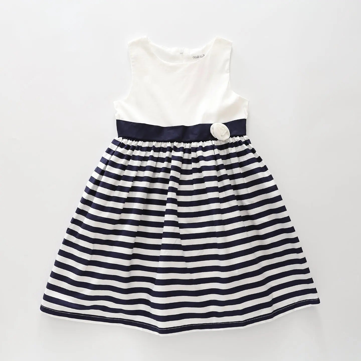 Navy Stripe Dress Ollies Place