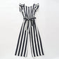 Navy Stripe Girls Jumpsuit Ollies Place