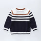 Navy Stripe Knit Jumper Ollies Place