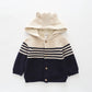Navy Stripe True Knit Jacket Ollies Place