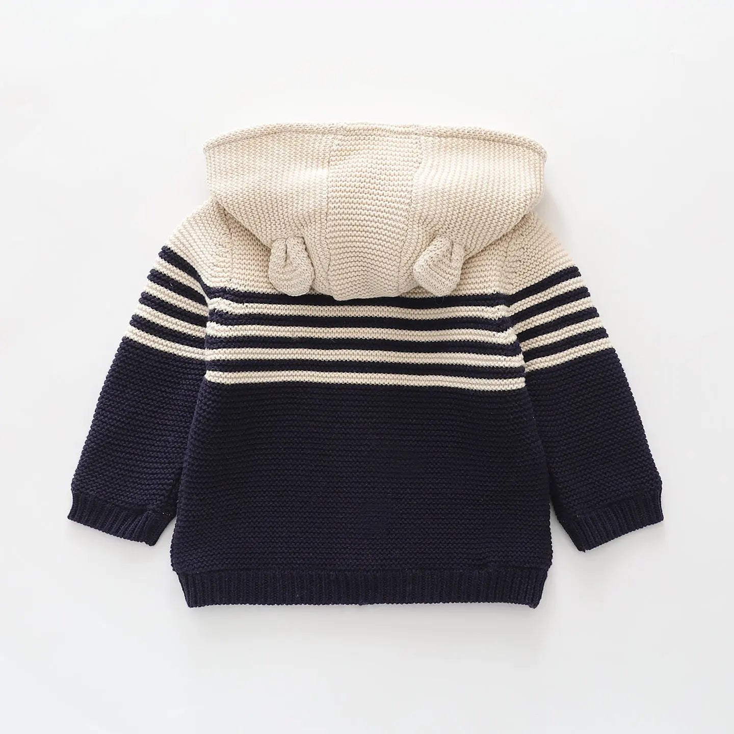 Navy Stripe True Knit Jacket Ollies Place
