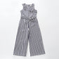 Navy Striped Jumpsuit Ollies Place