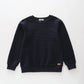 Navy Textured LS Top Ollies Place