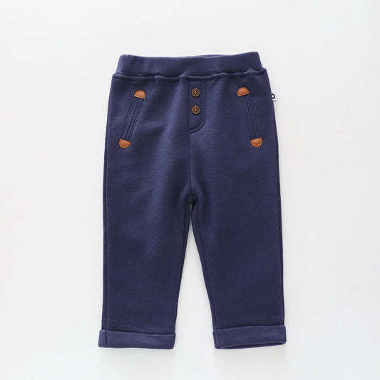 Navy Textured Pants Ollies Place