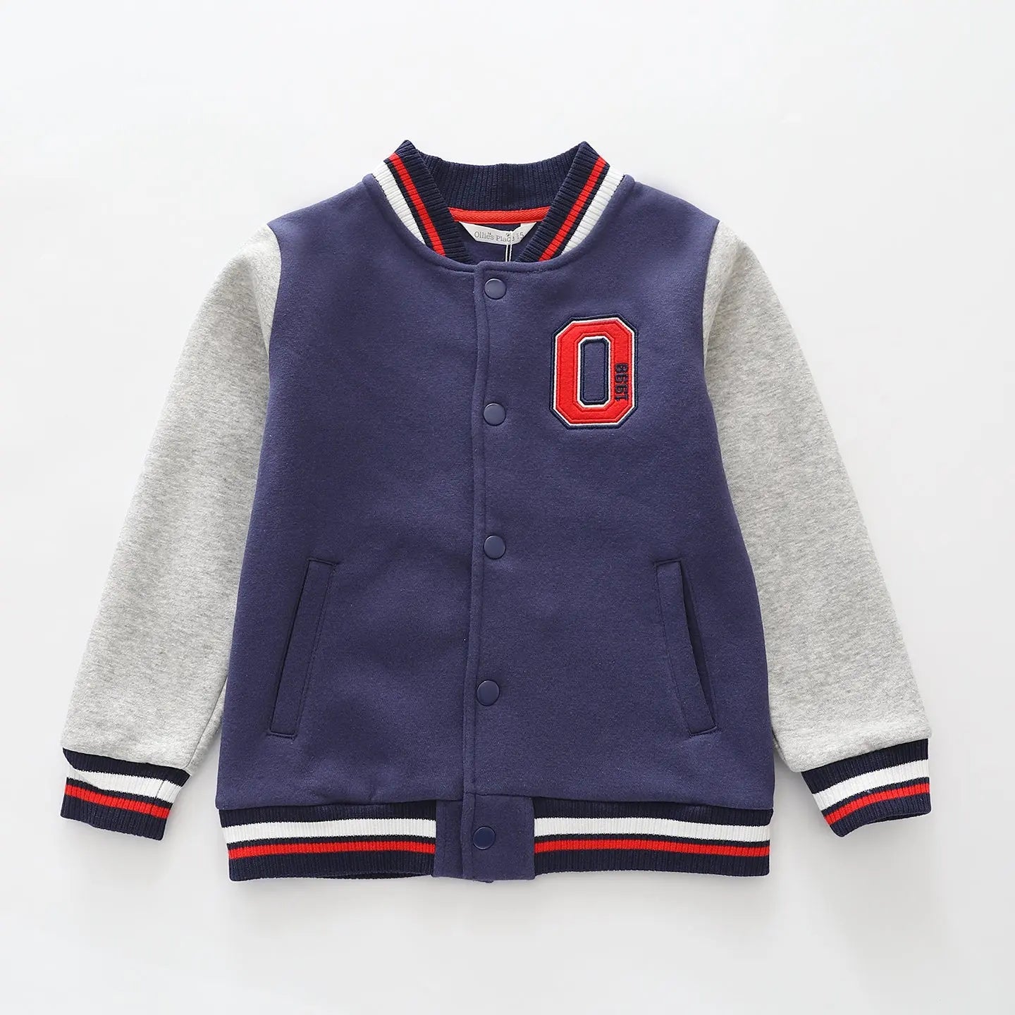Navy Varsity Jacket Ollies Place