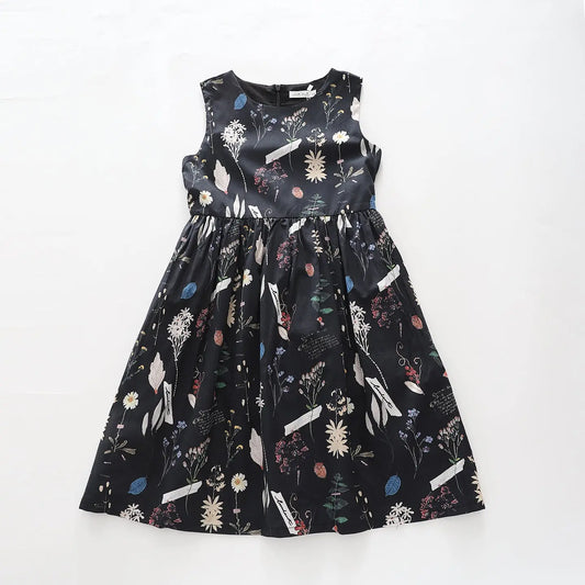 Navy and Florals Dress Ollies Place