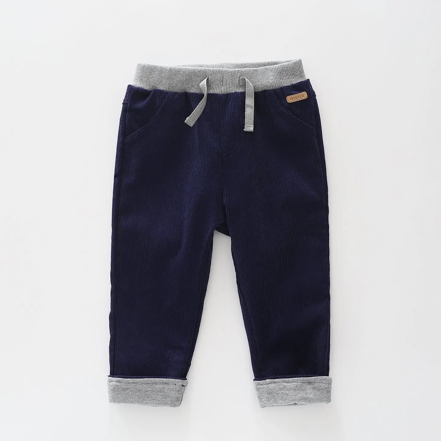 Navy and Grey Cord Pants Ollies Place