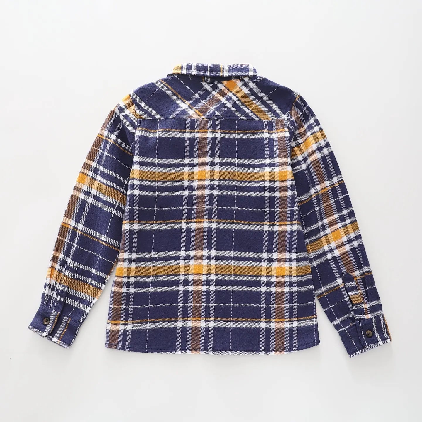 Navy and Yellow Check Shirt Ollies Place