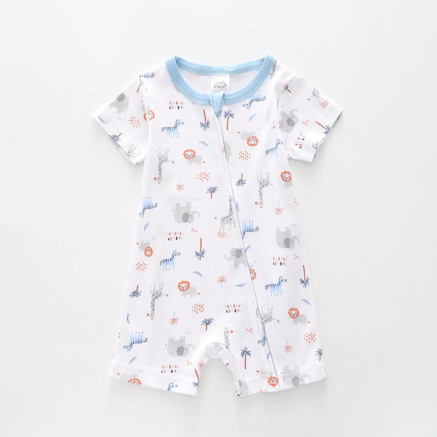 New-born Baby Boys' on Safari Romper Ollies Place