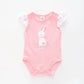 New-born Baby Girls Little Bunny Bodysuit Ollies Place
