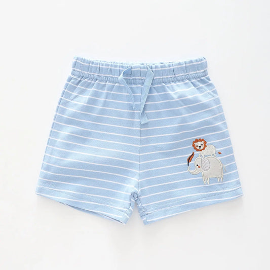 New-born Boys On Safari Shorts Ollies Place