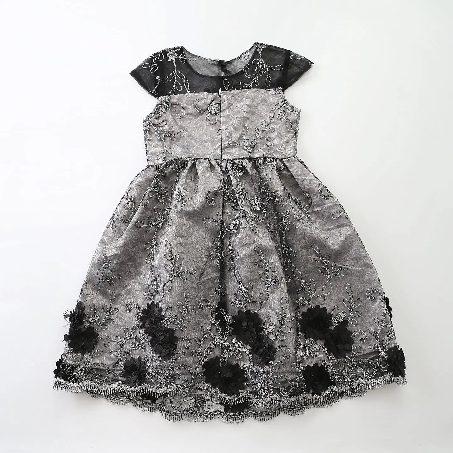 Older Girls Special Occasion Black and White Formal Dress Ollies Place