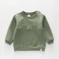 Olive Green Sweatshirt Ollies Place