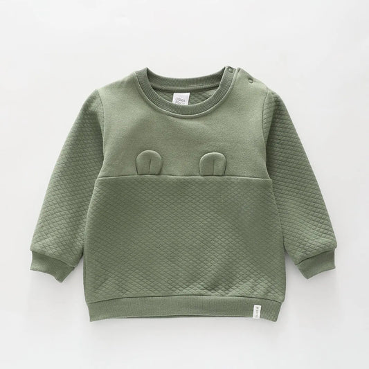 Olive Green Sweatshirt Ollies Place
