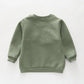 Olive Green Sweatshirt Ollies Place
