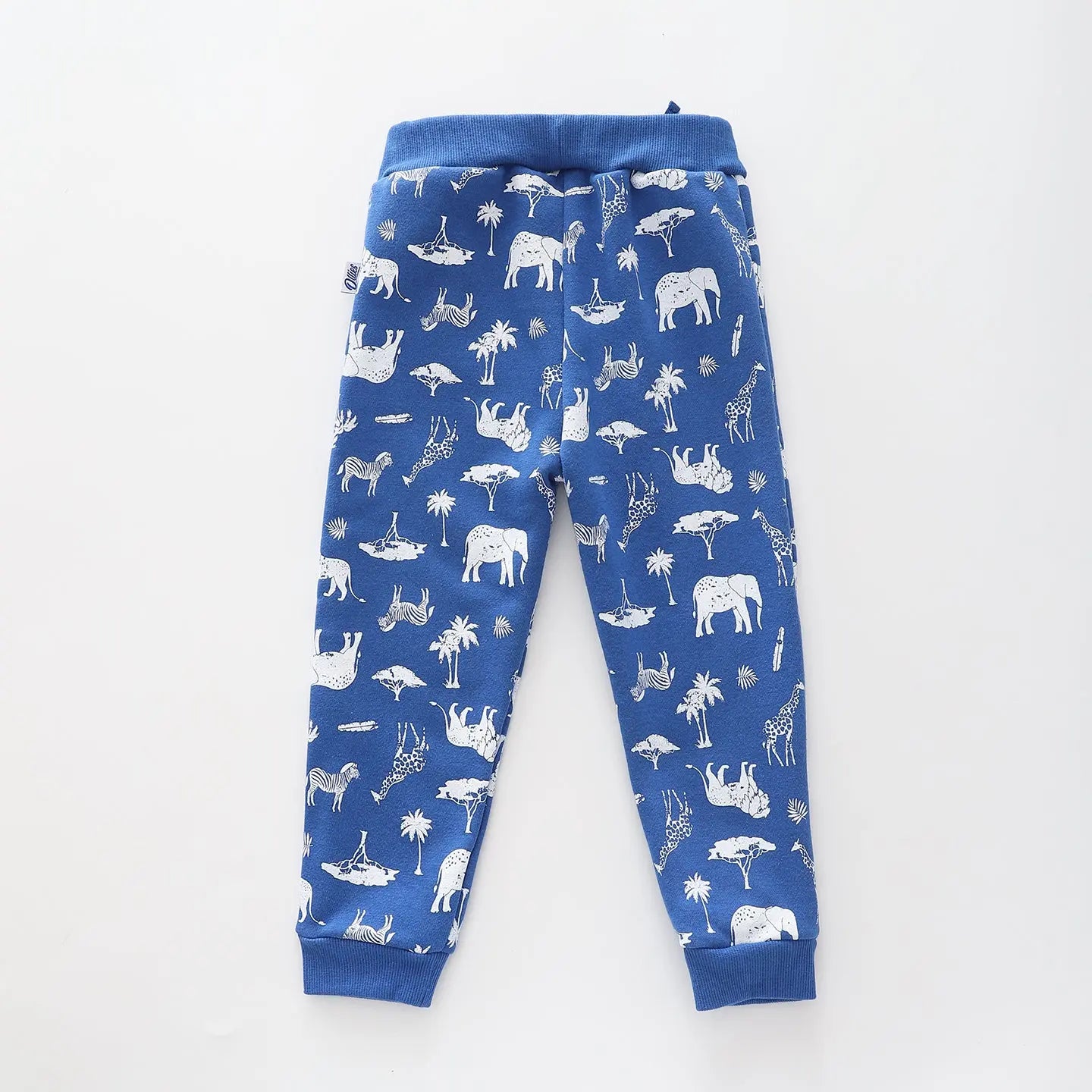 On Safari - Blue, Infant Boys Sweat Pants Ollies Place