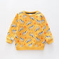 On Safari - Yellow, Infant Boys Sweat Top Ollies Place