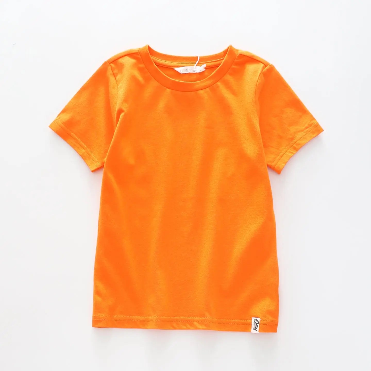 Orange Cotton Knit Tee Ollies Place