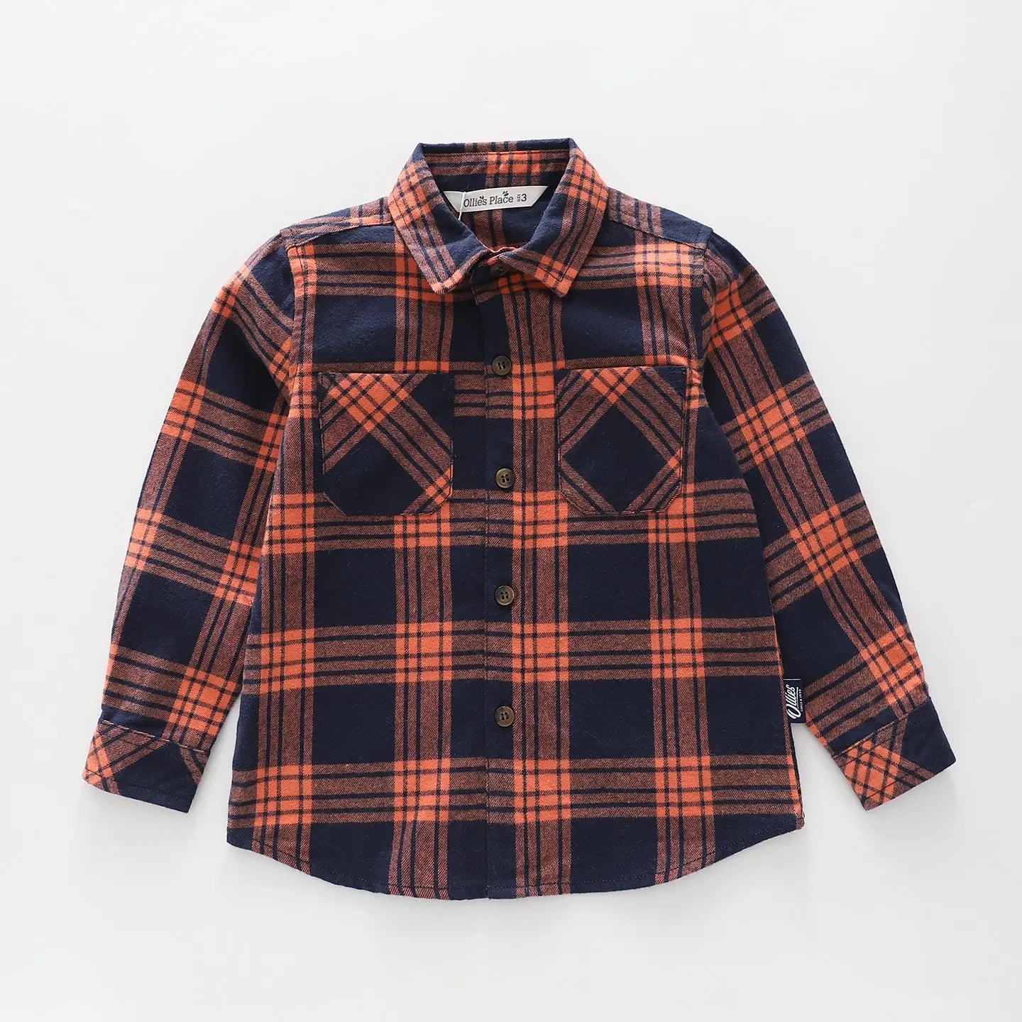 Orange Flanno Shirt Ollies Place