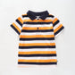 Orange Stripe Polo Tee Ollies Place