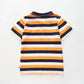 Orange Stripe Polo Tee Ollies Place