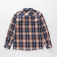Orange and Navy Blue Check Shirt Ollies Place
