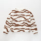 Oversized Zebra Sweat Top Ollies Place